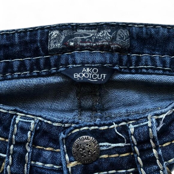 Y2K Silver Jeans Bootcut - Picture 3 of 8